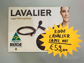 LAVALIER Lapel Microphone RODE - NUOVO