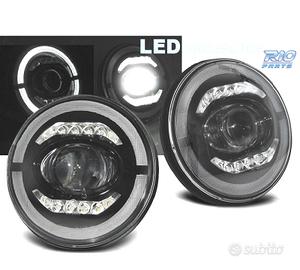 FARI PER JEEP WRANGLER 96-18 ANGEL EYES FULL LED N