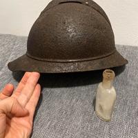 Ww1 lotto elmetto adrian italiano mod 15 no alpini