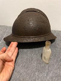 Ww1 lotto elmetto adrian italiano mod 15 no alpini