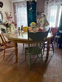 Tavolo Rotondo Shabby mai usato