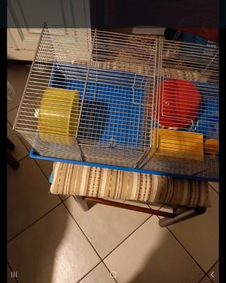 Gabbia in acciaio per criceti