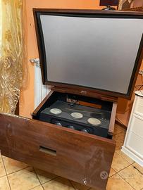 Impianto televisivo analogico vintage Mitsubishi