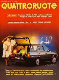 Rivista quattroruote dicembre 1984