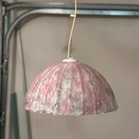 Lampadario rosa bianco