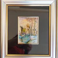 Quadretto con lamina argento marca Leader