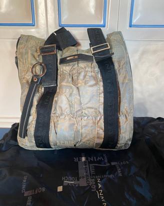 Borsa a spalla Nannini beige fantasia