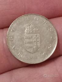 moneta 10 fiorini Ungheria 
