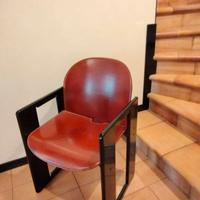 N.4 SEDIE TOBIA SCARPA B&B in legno e pelle