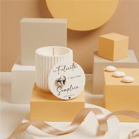 Bomboniere scatola cuore silver con candela