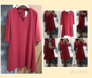 Abito autunno/inverno, rosso ciliegia, 40 IT