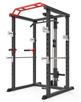 Power Squat Rack 192S con Lat Machine