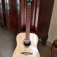 Chitarra acustica eko nxt + custodia