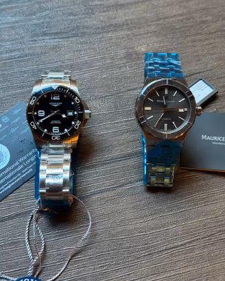 Lotto 2 orologi Longines HydroConquest e Maurice L