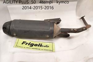 marmitta agility PLUS 50 4T 2014 2015 2016 kymco r