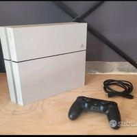 PlayStation 4 500gb bianca con joystick