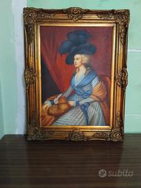 quadro con dama