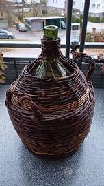 Damigiana in vetro soffiato