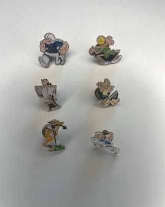 Lotto Pins Spille Braccio Di Ferro Olivia 6 Pezzi