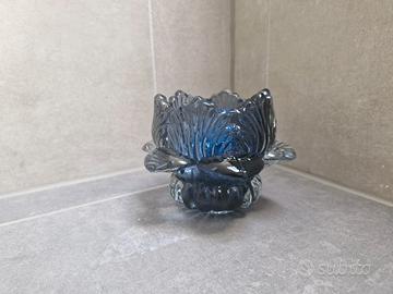 porta candela con candela profumata