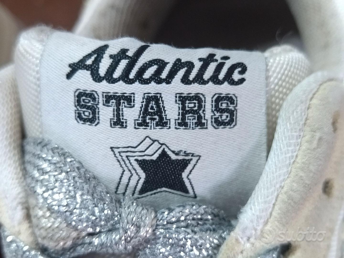 Sneakers Atlantic Stars Vega Bianco Argento n.37 Abbigliamento e Accessori In vendita a Torino