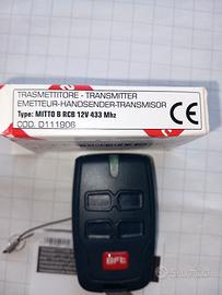 Telecomando Bft nuovo 4 tasti batteria inclusa