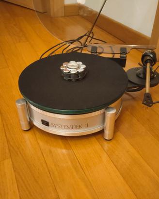 giradischi systemdek II + braccio helius aureus