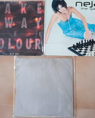 3 DISCHI mix vinili musica dance anni 90 