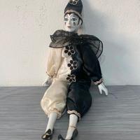 Pierrot da collezione vintage ceramica ceppiratti