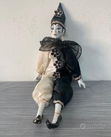 Pierrot da collezione vintage ceramica ceppiratti