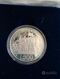 Italia 500 Lire 1992 Scoperta dell’America argento