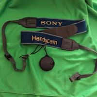Sony Handycam tracolla e copriobiettivo