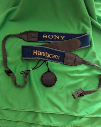 Sony Handycam tracolla e copriobiettivo