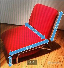 Divano nuovo mai usato - rosso