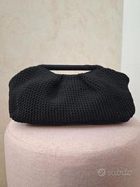 borsa clutch uncinetto 