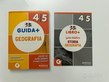 Libro "Guida+ Geografia 4/5" Giunti Scuola, nuovo