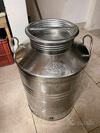 Fusto acciaio inox olio