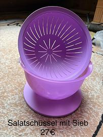 Tupperware set ciotola con setaccio