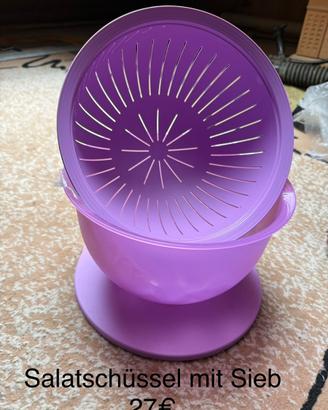 Tupperware set ciotola con setaccio