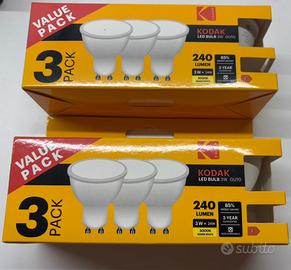 6 Lampadine LED Faretto GU10