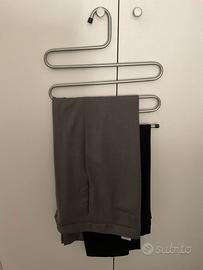 Appendiabiti metallo argento IKEA Vintage