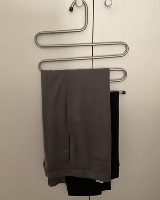 Appendiabiti metallo argento IKEA Vintage