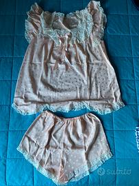 Pigiama fatto a mano rosa