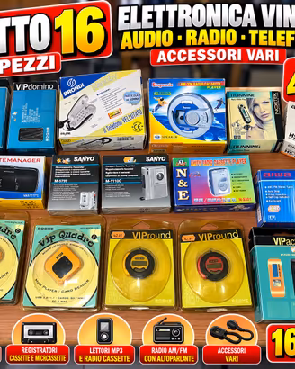 Radio, lettori MP3, registratori e telefono Brondi