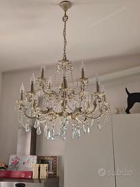 Esclusivo lampadario in cristallo originale 12 luc