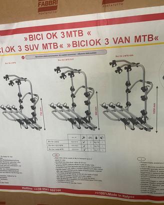 !! NUOVO Portabici per auto mai usato !!