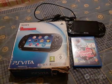 PsVita 3G, con Scatola, Caricabatterie e un Gioco 