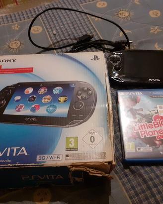 PsVita 3G, con Scatola, Caricabatterie e un Gioco 