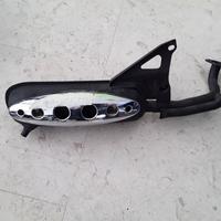 Marmitta malaguti per scooter f10 con protezione