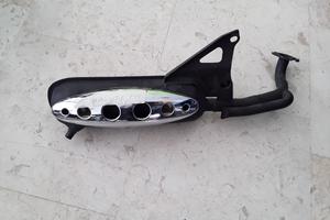 Marmitta malaguti per scooter f10 con protezione